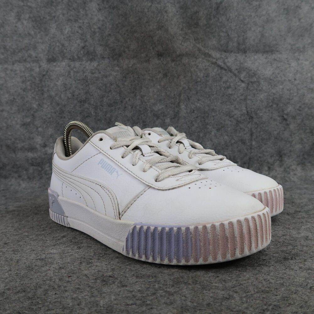 Puma Shoes Womens 7 Sneakers Lifestyle Trainers Carina Street Pastel Platform